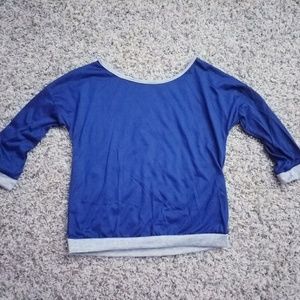 3/4 Sleeve Blue top